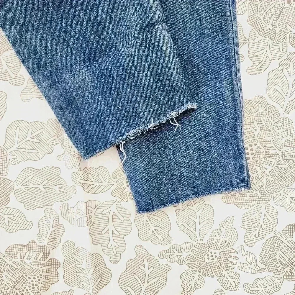 Pacsun Vintage Icon Raw hem High Rise Women's Jeans 30 - Picture 3 of 8